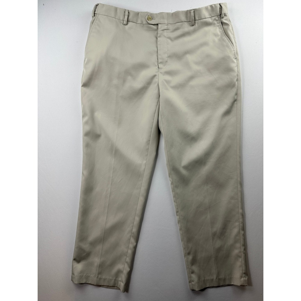 Jos. A. Bank Traveler Performance Chinos Tailored Fit Extended Waist Pants 40x30 - Picture 2 of 7